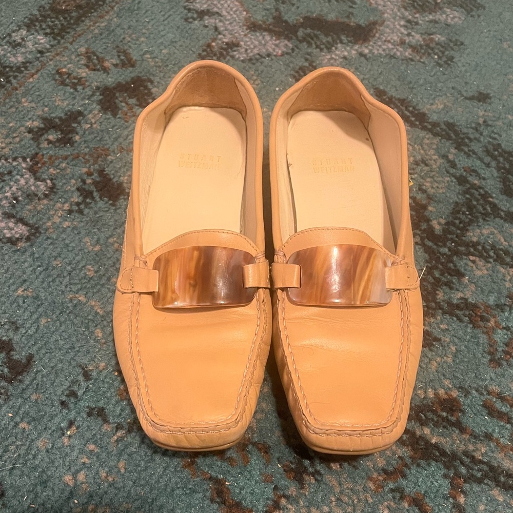 Vintage Cream Leather Loafer